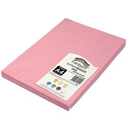 RAINBOW SYSTEM BOARD 150GSM A4 Pink Pack of 100