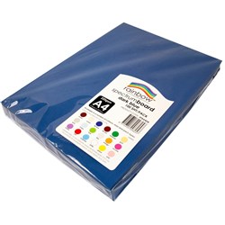 SPECTRUM 220GSM BOARD A4 DARK BLUE PACK 100 SHEETS