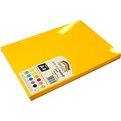 RAINBOW SPECTRUM BOARD A4 220GSM GOLD PK100