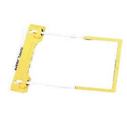 AVERY TUBECLIP FILE FASTENER YELLOW COMPLETE WITH BASE U PIECE & COMPRESSOR BAR PK10