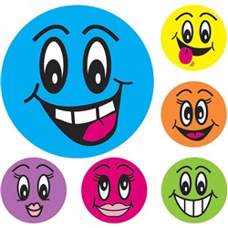 AVERY MERIT STICKERS Smiley Faces 43mm Pk102