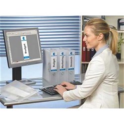 AVERY LEVER ARCH FILING LASER LABELS L7171R 200x60mm RED PACK 10 SHEETS