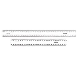 BANTEX PLASTIC RULER Clear 40cm