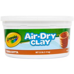 CRAYOLA AIR DRY CLAY TAN 1.13KG