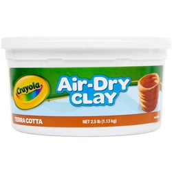 Crayola Air Dry Clay Tan 1.13kg