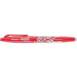 PILOT FRIXION BALL GEL PEN ERASABLE FINE 0.7MM RED BL-FR7-R 622703