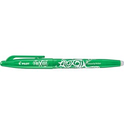 PILOT FRIXION BALL GEL PEN ERASABLE FINE 0.7MM GREEN BOX 12