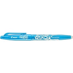 PILOT FRIXION BALL GEL PEN ERASABLE FINE 0.7MM LIGHT BLUE BX12