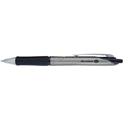 PILOT ACROBALL BALLPOINT PEN RETRACTABLE MED 1.0MM BLACK BEGREEN