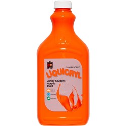 EC LIQUICRYL FLUORESCENT PAINT 2 LITRE ORANGE