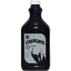 EC LIQUICRYL PAINT 2 LITRE BLACK