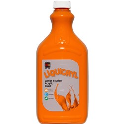 EC LIQUICRYL PAINT 2 LITRE ORANGE