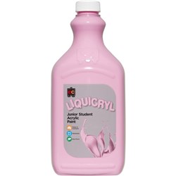 EC LIQUICRYL PAINT 2 LITRE PINK