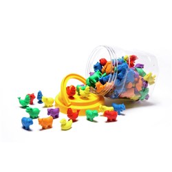 LEARNING CAN BE FUN Farm Animal Counters Jar 108