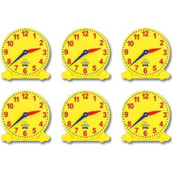 LEARNING CAN BE FUN Student Clocks Set 6