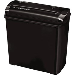 FELLOWES SHREDDER P-25S STRIP CUT POWERSHRED BLACK 4701201