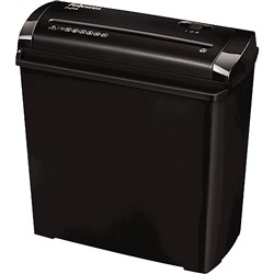 FELLOWES SHREDDER P-25S STRIP CUT POWERSHRED BLACK/GREY 4701201