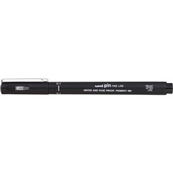 UNI PIN 01-200 BLACK PEN Minimum buy quantity 12