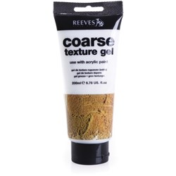 REEVES PAINT ACCESSORIES COARSE TEXTURE GEL 200ML