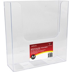 DEFLECT-O BROCHURE HOLDER A4 EXTRA WIDE FREE / WALL MOUNT