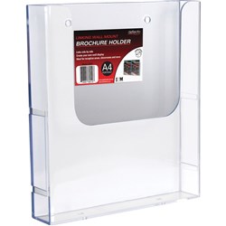 DEFLECT-O BROCHURE HOLDER A4 LINKING WALL MOUNT