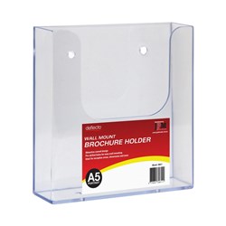 DEFLECTO BROCHURE HOLDER A5 WALL MOUNT