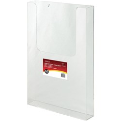 DEFLECTO BROCHURE HOLDER A3 PORTRAIT WALL MOUNT 39613