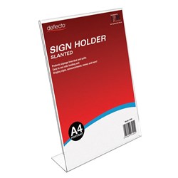 A4 PORTRAIT SLANTED MENU HOLDER 47401