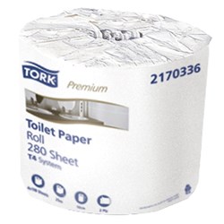 TOILET ROLLS TORK PREMIUM 2 PLY 280 SHT CTN48