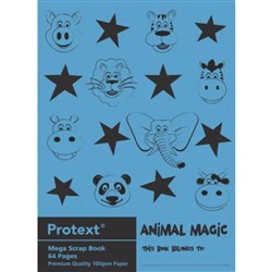 PROTEXT POLY SCRAP BOOK 64page 330x240 Animal Magic