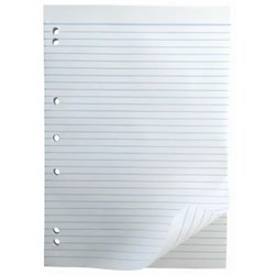 WRITER RULED PAD A4 BOND 7 HOLES 50 SHEETS NP4007 Minimum buy quantity 10
