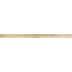 CELCO WOODEN RULER 1m, With Handle