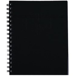 SPIRAX 511 NOTEBOOK HARDCOVER 100 LEAF 225X175MM A5 BLACK