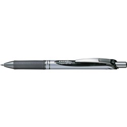 PENTEL BL80 ENERGEL PEN RETRACTABLE MEDIUM 1.0MM BLACK Minimum buy quantity 12