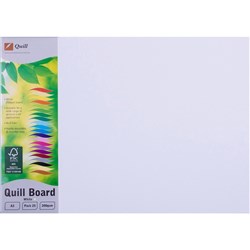 Quill Board 210GSM A3 White Pack 25