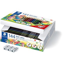 STAEDTLER NORIS CLUB COLOUR PENCILS ASSORTED CLASS PACK OF 144