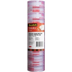 SCOTCH STICKY TAPE 502 12MM X 33M Pack of 12
