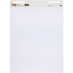 Post It 560 Easel Pad 635mm x 775mm White Blue Grid Pack of 2