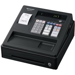 SHARP XEA147B CASH REGISTER 200PLUs Black