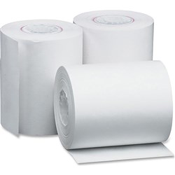 MARBIG CALC/REGISTER ROLLS 76x76x11.5mm 1Ply Lint Free PACK OF 4