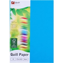 QUILL XL MULTIOFFICE PAPER A4 80gsm Marine Blue
