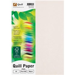 QUILL XL MULTIOFFICE PAPER A4 80gsm Cream