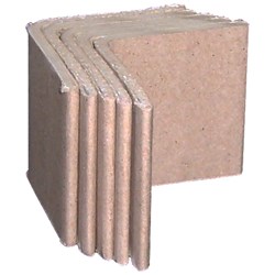 PALLET PROTECTION Corner Protection Cards Brown 50x50x4x50mm