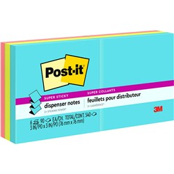 POST-IT POP UP NOTES R330-6SSMIA Miami Collection PK6