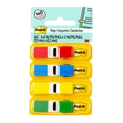 POST-IT FLAG 683-4 MINIS COLOUR 9.9MMx43.7MM
