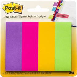 POST-IT PAGE MARKERS 671-4AU 22X73MM ULTRA 50 SHEETS / PAD PK 4