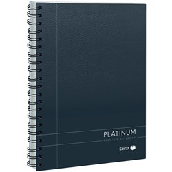 SPIRAX A5 401 PLATINUM NOTEBOOK PP 100 PAGE BLACK Minimum buy quantity 5