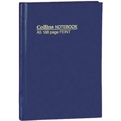 A5 NOTEBOOK FEINT 168PG 05500