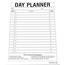 QUILL A4 PLANNER PADS Day Planner 50lf 01914