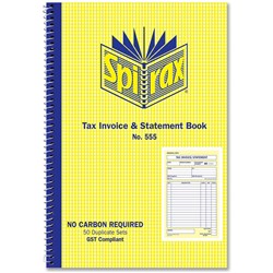 SPIRAX 555 INVOICE+STATEMENT BOOK